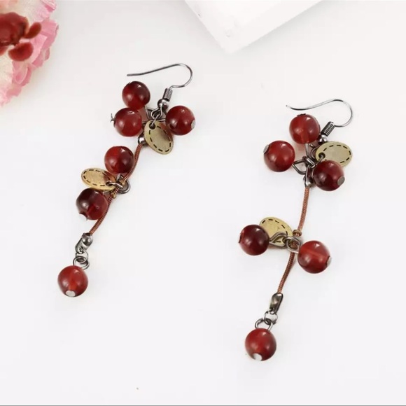 Earrings Coral - Picture 4 of 6